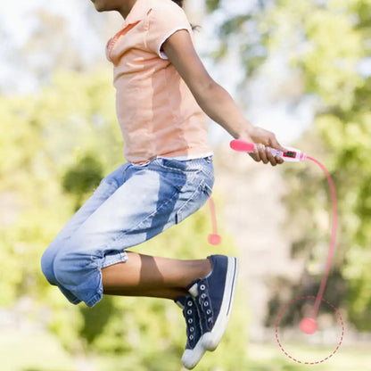 Cordless Jump Rope Digital Counting Electronic Jump Rope 360-Degree